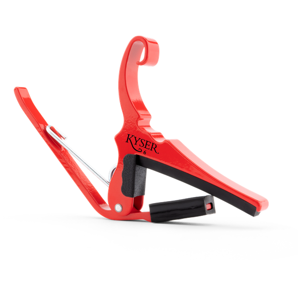 Kyser KG6LRA Quick-Change Capo – Lipstick Red (6-String Acoustic)