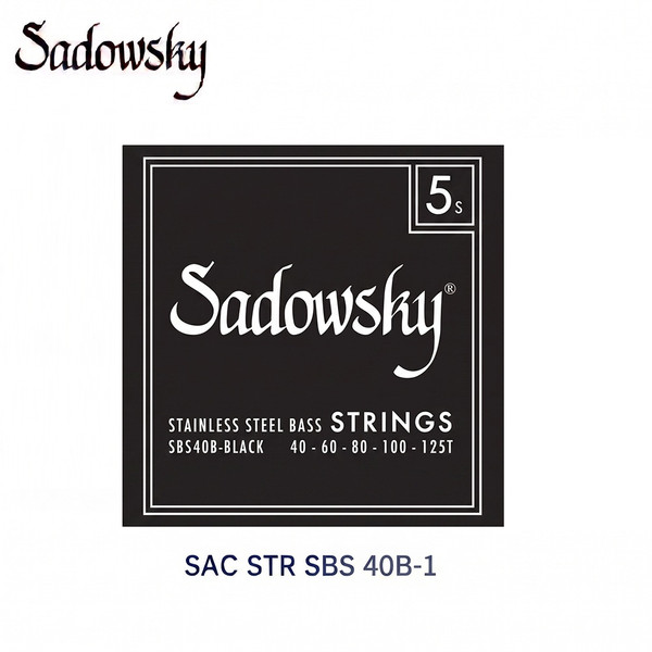 Sadowsky Black Label SBS 40-1 Electric Bass Strings - Stainless 4-String .040-.100 Long Scale