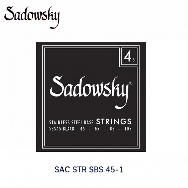 Sadowsky Black Label SBS 45-1 Electric Bass Strings - Stainless 4-String .045-.105 Long Scale