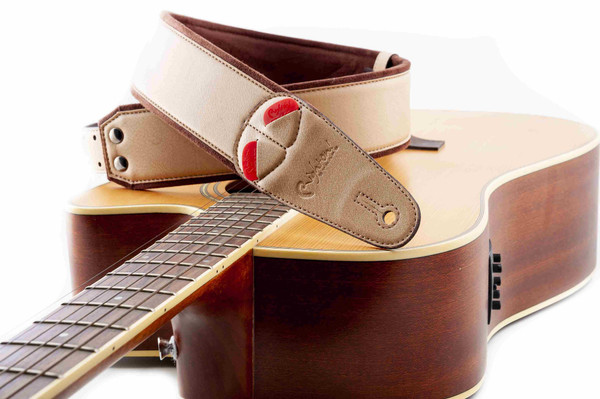 RightOn! Mojo Charm-60 Guitar Strap – Stylish & Comfortable by RightOn! Straps - Beige RightOn! Mojo Charm-60 Guitar Strap – Stylish & Comfortable by RightOn! Straps - Beige