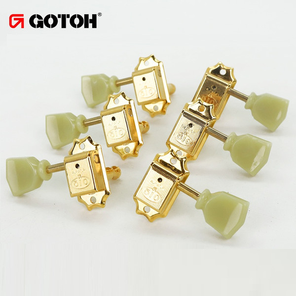 Gotoh SD510-SL Vintage-Style Tuning Machines L3+R3 - Gold