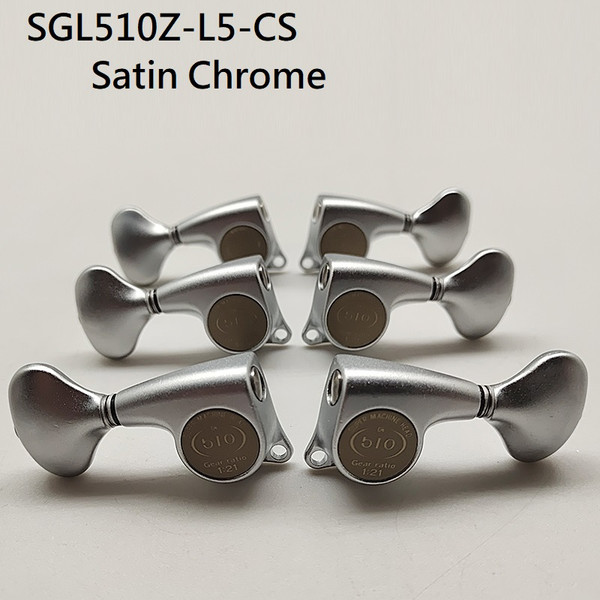 Gotoh SGL510Z-L5 Tuning Machines L3+R3 - Satin Chrome