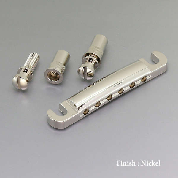 Gotoh GE101A Aluminum Stop-Bar Tailpiece - Nickel