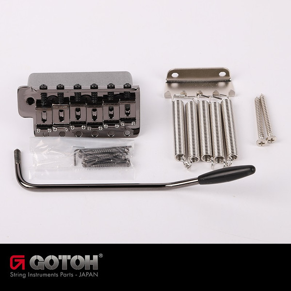 Gotoh GE101TS Vintage 6-Screw Tremolo Steel Block - Cosmo Black