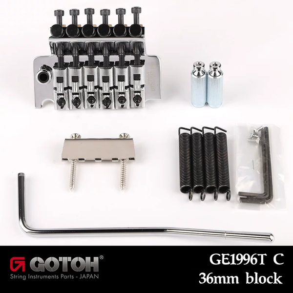 Gotoh GE1996T Double-Locking Tremolo 36mm Block - Chrome