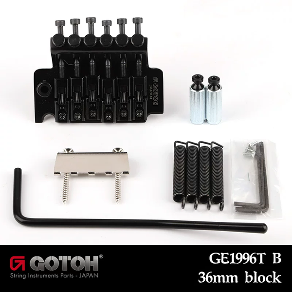 Gotoh GE1996T Double-Locking Tremolo 36mm Block - Black