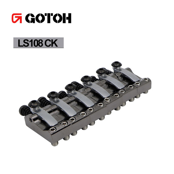 Gotoh LS108 Locking Bridge Saddles (Set of 6) - Cosmo Black