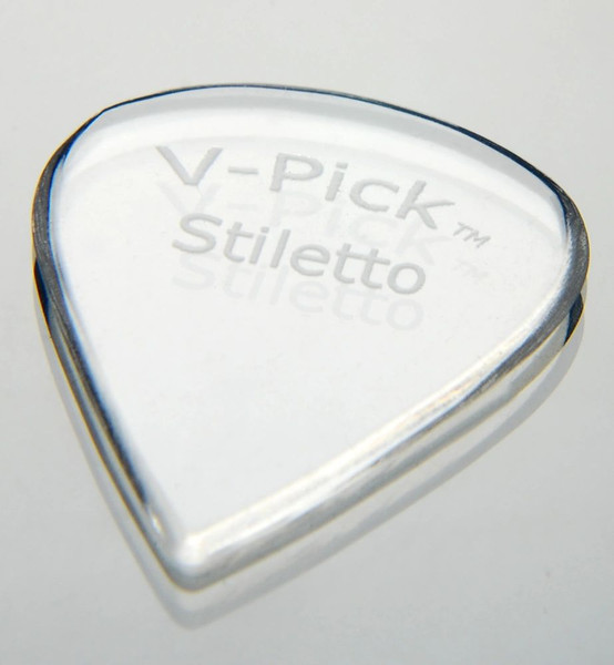V-Picks Stiletto Ghost Rim 1.5mm Guitar Pick