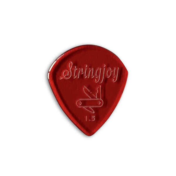 Stringjoy 1.5mm Pocketknife Acrylic Pick - Single