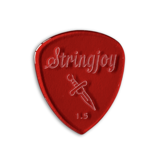 Stringjoy 1.5mm Dagger Acrylic Pick - Single