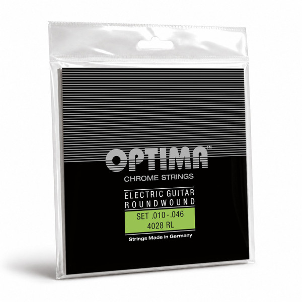 Optima 4028.RL Chrome Electric Guitar Strings, Regular Light 10-46