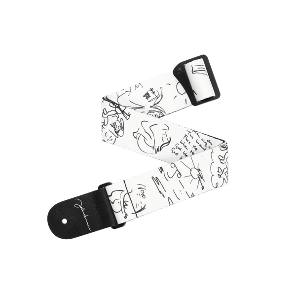 D'Addario 50JL02 John Lennon John & Yoko Polyester Guitar Strap