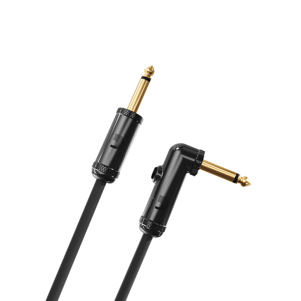 D'Addario PW-AGRA-20 Circuit Breaker Instrument Cable - 20' / Right Angle / Momentary