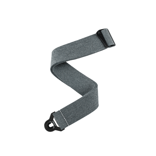 D'Addario 50BAL04 Auto Lock Locking Skater Guitar Straps - Grey