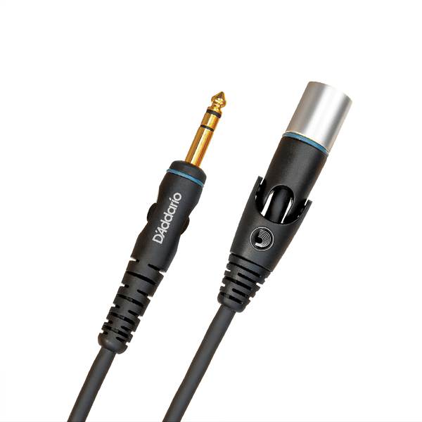 D'Addario PW-GMMS-05 Custom Series Microphone Cables - 5ft. / 1/4" TRS to XLR Male Swivel Connector