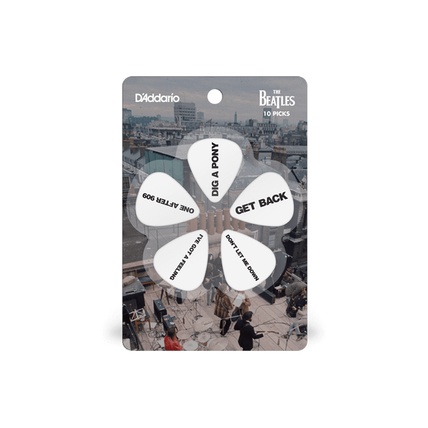 D'Addario 1CWH6-10B8 The Beatles Guitar Picks - Get Back, 1.00mm (10-Pack)
