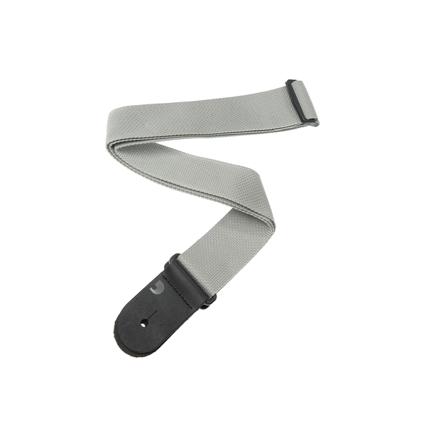 D'Addario PWS105 Polypropylene Guitar Strap - Silver