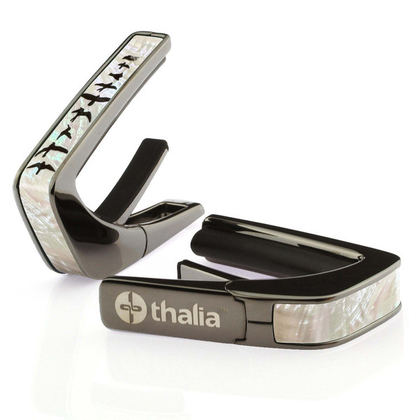Thalia Deluxe Capo – Birds on Pearl, Black Chrome (TH-CB201-08)