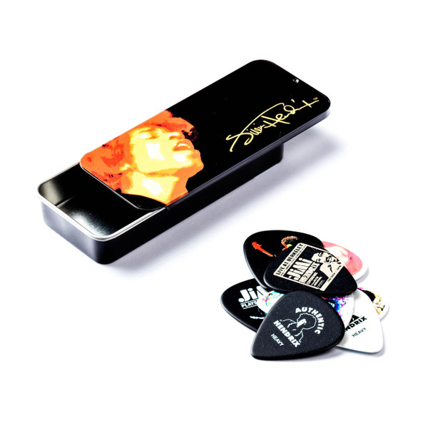 Dunlop JHPT03H Jimi Hendrix Electric Lady Pick Tin (12 Picks)