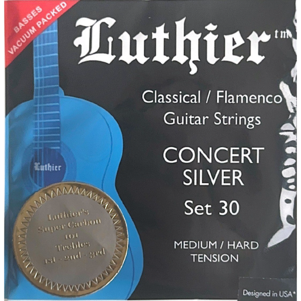 Luthier Set 30SC Super Carbon Classical Guitar Strings - Medium-Hard Tension (LU-30SC)