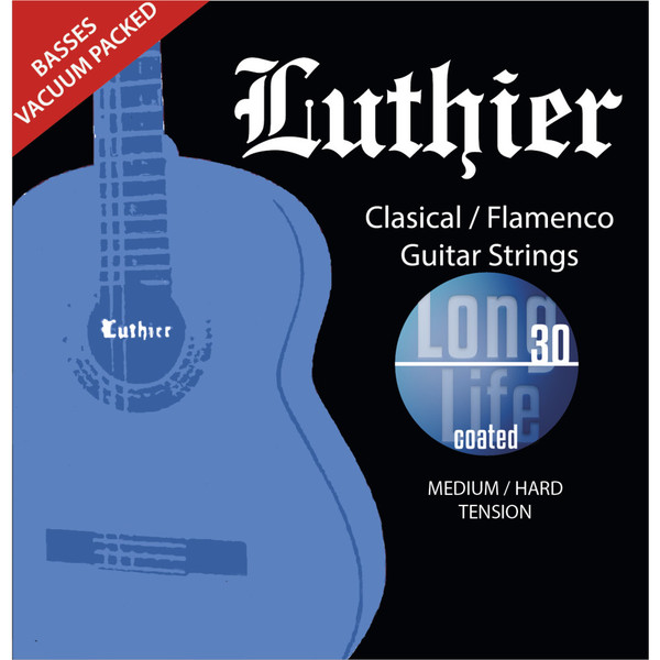 Luthier Set 30 Long Life Classical Guitar Strings - Medium-Hard Tension (LL-30)