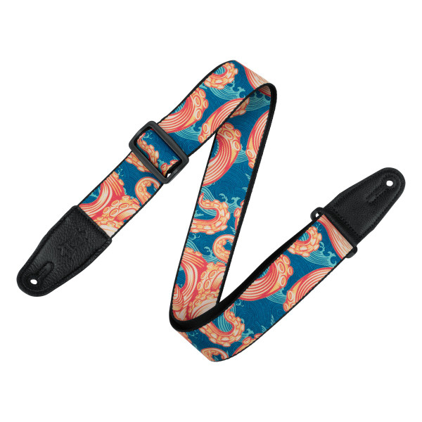 Levy's Graphic Waves Series Guitar Strap, Tentacles & Waves (MPD2-117)