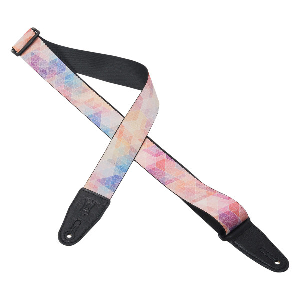 Levy's Graphic Waves Series Guitar Strap, Polygon (MDL8-012)