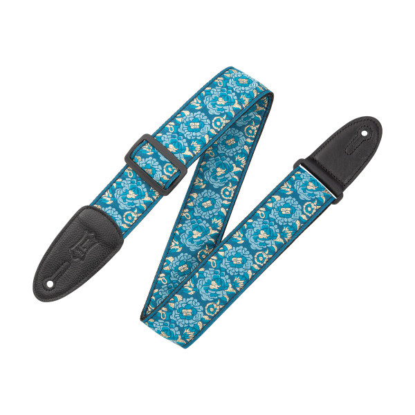 Levy's Boho Jacquard Series Guitar Strap, Blue (M8AS-BLU)