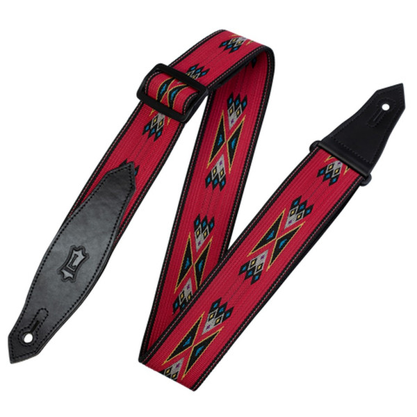 Levy's Tribal Rhythms Series Guitar Strap, Red Arrow (MSSN80-RED)