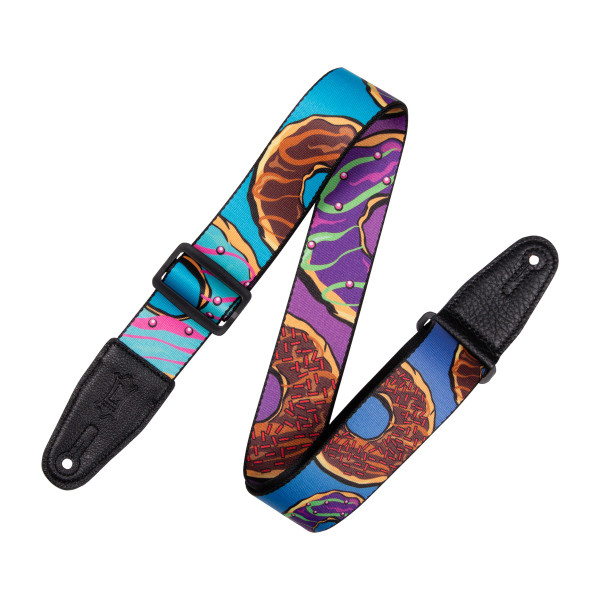 Levy's Tasty Grooves Series Guitar Strap, Donuts (MPD2-120)