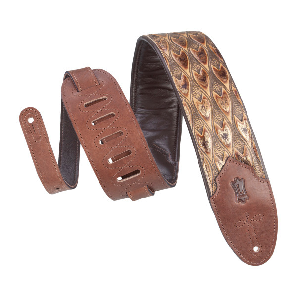 Levy's Sundance Series Guitar Strap, Arrowhead Brown (M4WP-005)