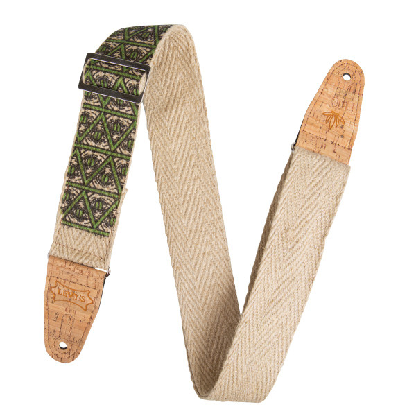 Levy's Vegan Hemp Series Guitar Strap, Illuminati (MH8P-005)
