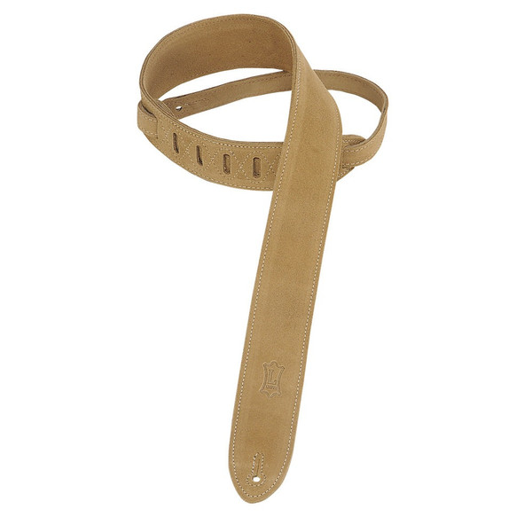 Levy's 2" Wide Sand Suede Guitar Strap (MS12-SND)