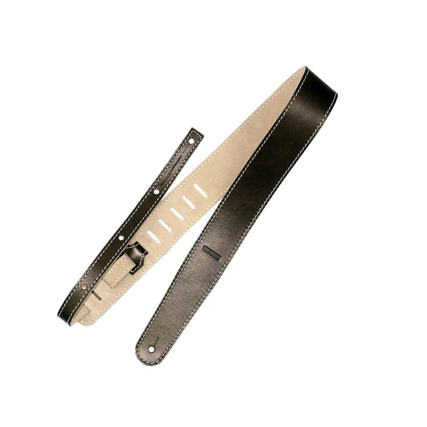 Richter Raw II Metallic Leather Guitar Strap, Bronze (1377)