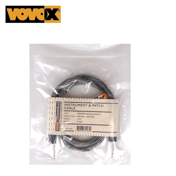 VOVOX Sonorus Protect A Instrument Cable 1m (3.3 ft) Straight to Straight 1/4" Jack (6.3202)
