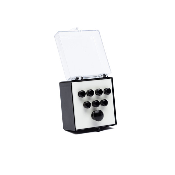 Martin 18APP17 Ebony Bridge Pins & End Pin Set, Slotted