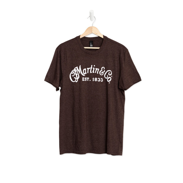 Martin 18CM0135L Basic Logo T-Shirt Heather Brown Large