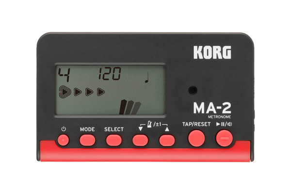 Korg MA-2 Metronome, Black/Red