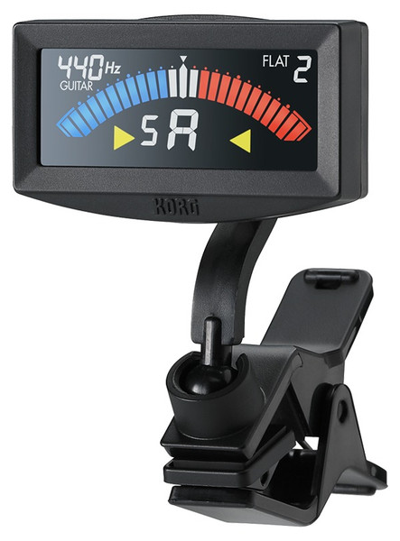 Korg PitchCrow-G AW-4G Clip-On Guitar Tuner, Black