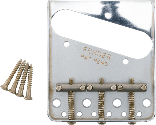 Fender Road Worn Telecaster Bridge Assembly Chrome