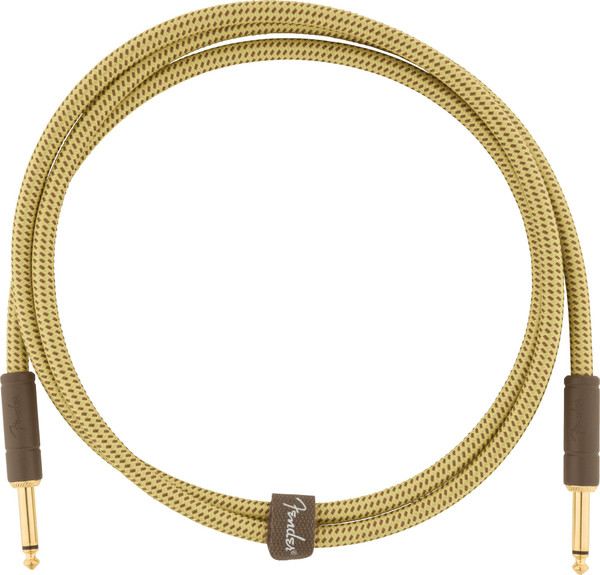 Fender Deluxe Series Tweed Instrument Cable 5ft (1.5m) Straight/Straight