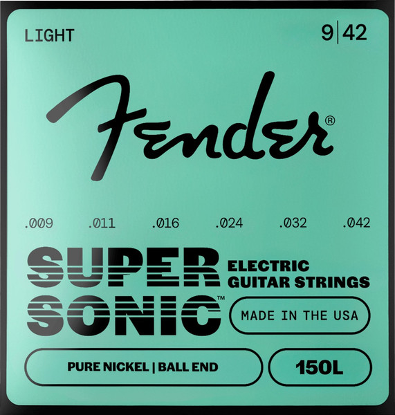 Fender SuperSonic 150L Pure Nickel Electric Guitar Strings 9-42