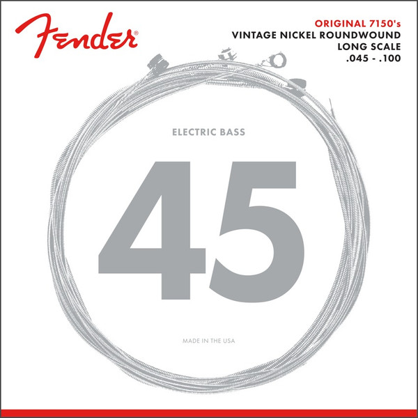 Fender SubSonic 7150ML Pure Nickel Long Scale Bass Strings 45-100 (original packaging)