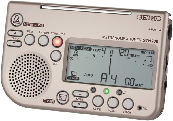 Seiko STH200 Metronome & Chromatic Tuner GOLD