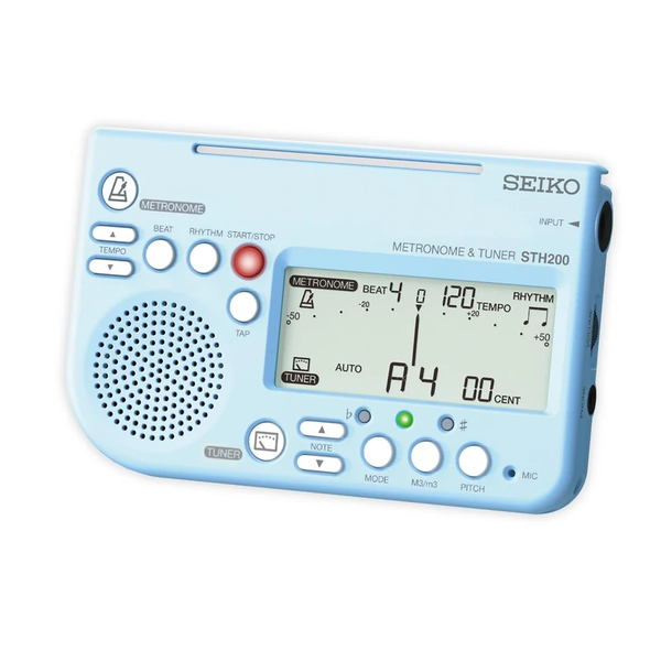 Seiko STH200 Metronome & Chromatic Tuner Blue