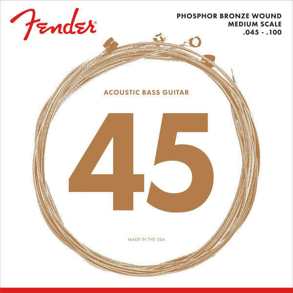 Fender AuriSonic 7060 Phosphor Bronze Acoustic Bass Strings 45-100 (original packaging)