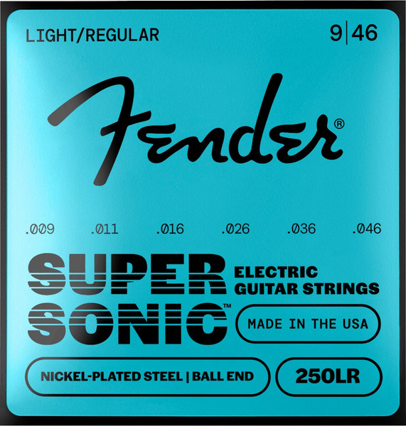 Fender SuperSonic 250LR Nickel-Plated Steel Guitar Strings 9-46