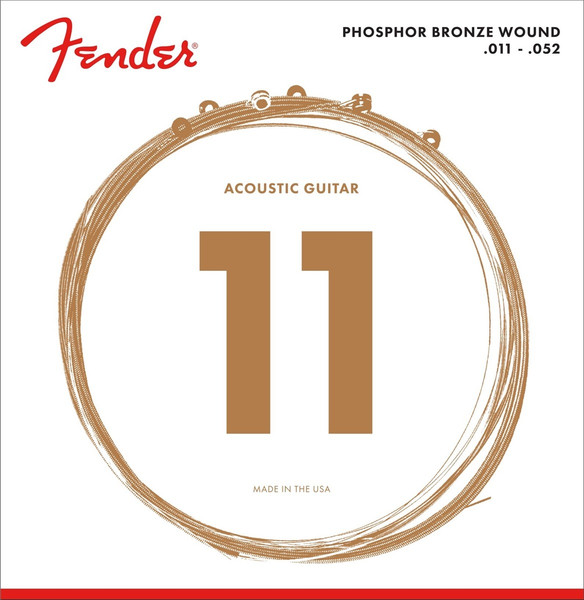 Fender AuriSonic 60CL Phosphor Bronze Acoustic Guitar Strings 11-52 (original packaging)
