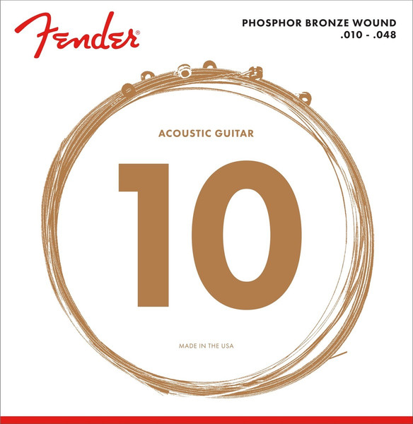 Fender AuriSonic 60XL Phosphor Bronze Acoustic Guitar Strings 10-48 (original packaging)