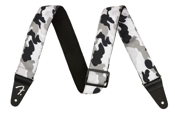 Fender Nylon Guitar Strap Winter Camo 2in (5cm)